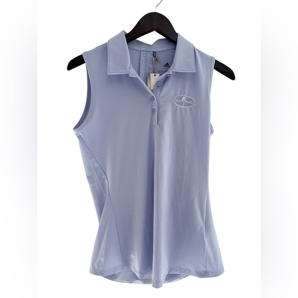 Adidas Ultimate 365 Women’s Golf Polo Shirt Sleeveless Purple New with tags